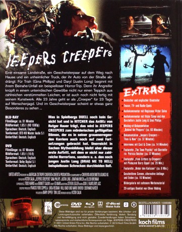 Jeepers Creepers (Smakosz) [Blu-Ray]+[DVD]