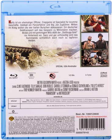Kelly's Heroes (Złoto dla zuchwałych) [Blu-Ray]