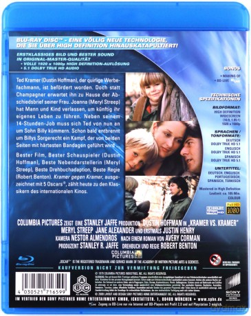 Kramer vs. Kramer (Sprawa Kramerów) [Blu-Ray]