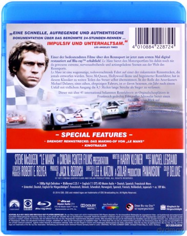 Le Mans [Blu-Ray]