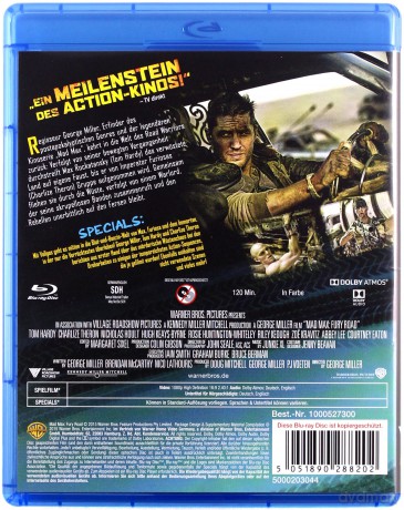 Mad Max: Fury Road (Mad Max: Na drodze gniewu) [Blu-Ray]