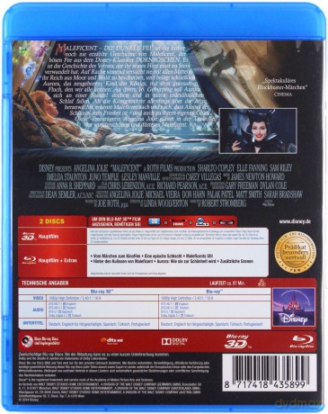 Maleficent (Czarownica) [Blu-Ray 3D]+[Blu-Ray]
