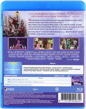 Mary Poppins Returns (Mary Poppins powraca) [Blu-Ray]