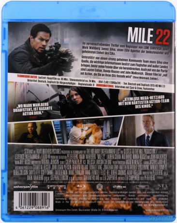 Mile 22 (Eskorta) [Blu-Ray]