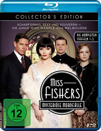 Miss Fisher's Murder Mysteries Season 1-3 (Collector's Edition) (Zagadki kryminalne panny Fisher) [8xBlu-Ray]
