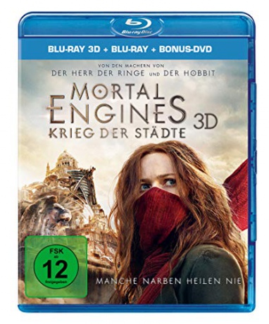 Mortal Engines (Zabójcze maszyny) [Blu-Ray 3D]+[Blu-Ray]+[DVD]