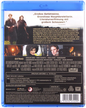 My Cousin Rachel (Moja kuzynka Rachela) [Blu-Ray]