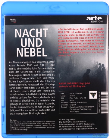 Night and Fog (Noc i mgła) [Blu-Ray]