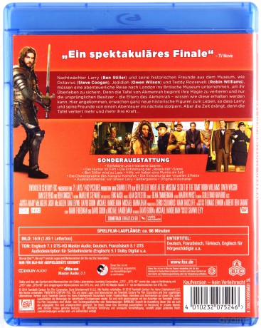 Night at the Museum: Secret of the Tomb (Noc w muzeum: Tajemnica grobowca) [Blu-Ray]