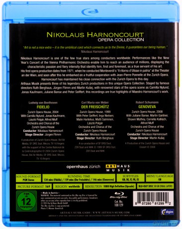 Nikolaus Harnoncourt - Opera Collection [Blu-Ray]