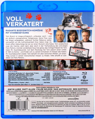 Nine Lives (Jak zostać kotem) [Blu-Ray]