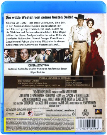 North to Alaska (Złoto Alaski) [Blu-Ray]