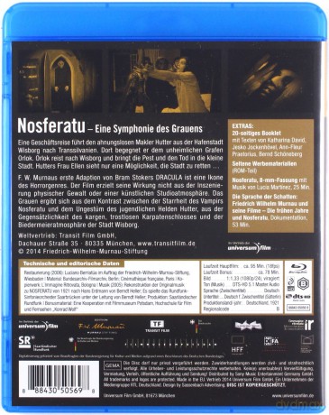 Nosferatu: A Symphony of Horrors (Nosferatu - symfonia grozy) [Blu-Ray]