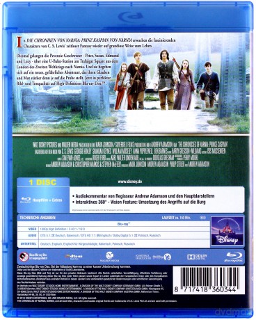 Opowieści z Narnii: Książę Kaspian [Blu-Ray]
