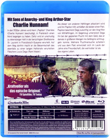 Papillon (Motylek) [Blu-Ray]
