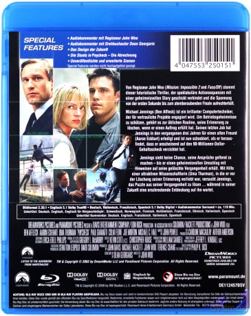Paycheck (Zapłata) [Blu-Ray]