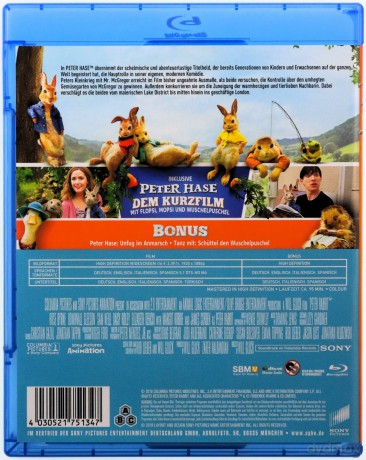 Peter Rabbit (Piotruś Królik) [Blu-Ray]