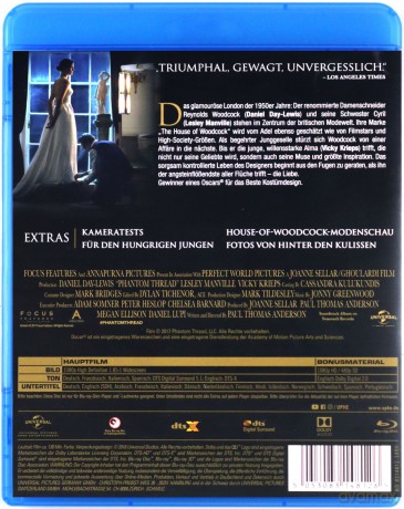 Phantom Thread (Nić widmo) [Blu-Ray]