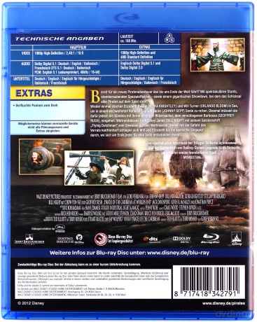 Pirates of the Caribbean: At World's End (Piraci z Karaibów: Na krańcu świata) [Blu-Ray]