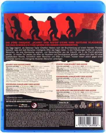 Planeta małp 1-5 [5xBlu-Ray]