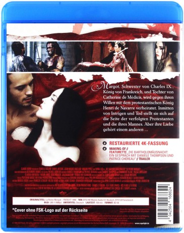 Queen Margot (Królowa Margot) [Blu-Ray]