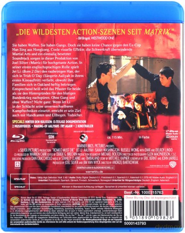 Romeo Must Die (Romeo musi umrzeć) [Blu-Ray]