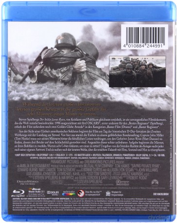 Saving Private Ryan (Szeregowiec Ryan) [Blu-Ray]