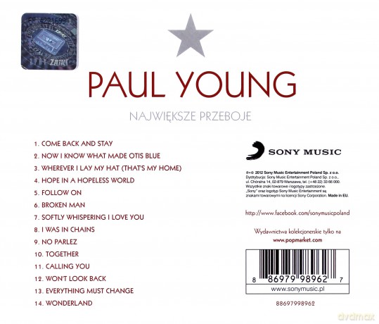 Paul Young: Gwiazdy XX wieku [CD]