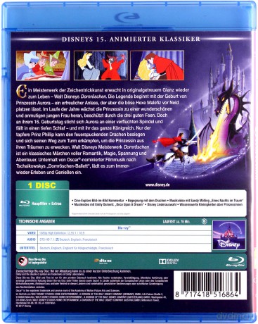 Sleeping Beauty (Śpiąca królewna) (Disney) [Blu-Ray]