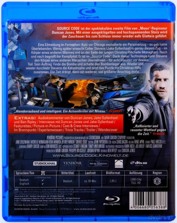 Source Code (Kod nieśmiertelności) [Blu-Ray]