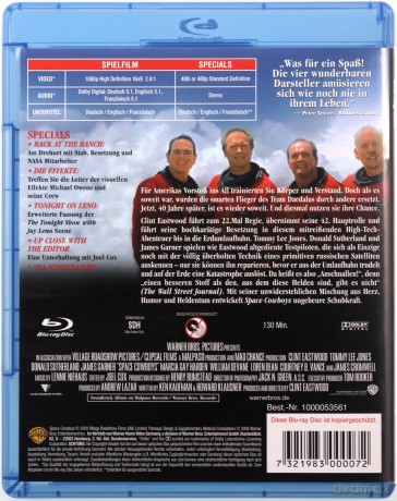 Space Cowboys (Kosmiczni kowboje) [Blu-Ray]
