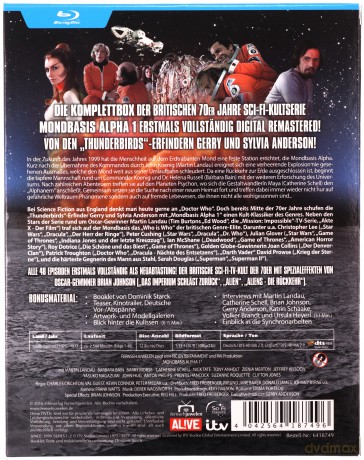 Space: 1999 (Complete series) (Kosmos 1999 ) [12xBlu-Ray]