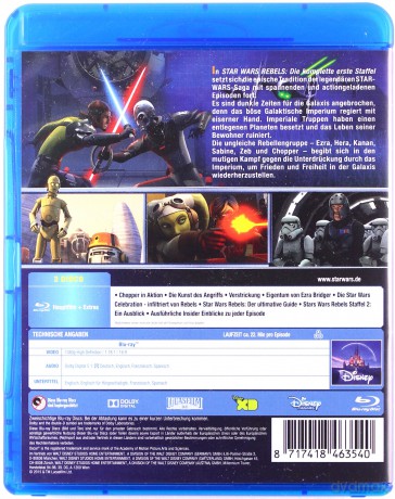Star Wars Rebels Season 1 (Star Wars: Rebelianci Sezon 1) [2xBlu-Ray]
