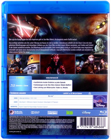Star Wars Rebels Season 2 (Star Wars: Rebelianci Sezon 2) [3xBlu-Ray]