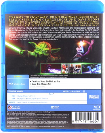 Star Wars: The Clone Wars Season 6 (Gwiezdne wojny: Wojny klonów Sezon 6) [3xBlu-Ray]