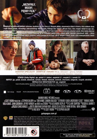 Strasznie głośno, niesamowicie blisko [DVD]