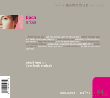 Gerard Lesne: Bach Arias [CD]