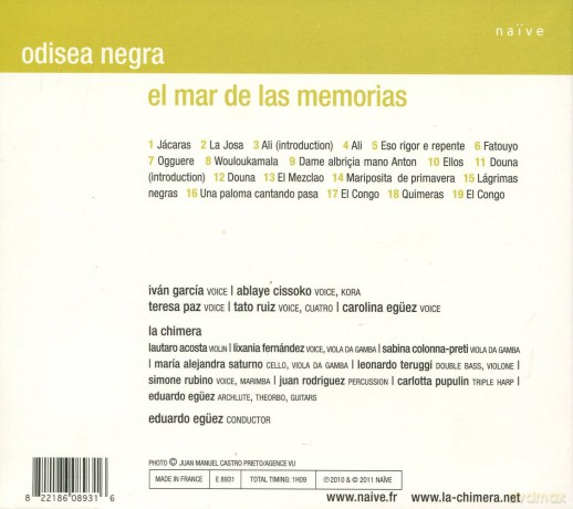 La Chimera: Odisea Negra (digipack) [CD]