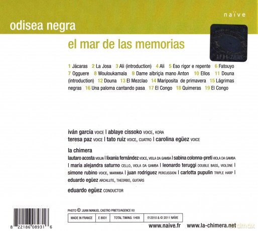 La Chimera: Odisea Negra (digipack) [CD]