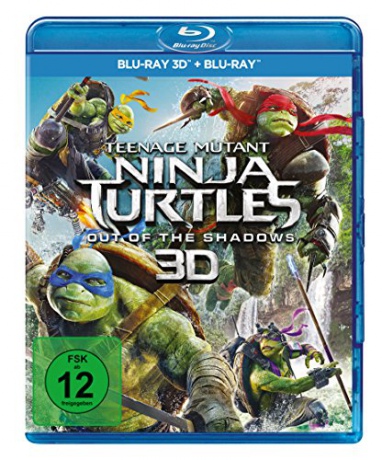 Teenage Mutant Ninja Turtles: Out of the Shadows (Wojownicze żółwie ninja: Wyjście z cienia) [Blu-Ray 3D]+[Blu-Ray]