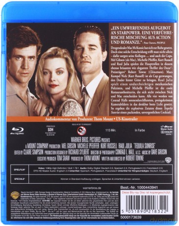 Tequila Sunrise [Blu-Ray]