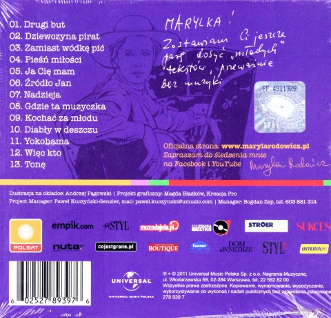 Maryla Rodowicz: Agnieszka Osiecka - Buty 2 (digipack) [CD]