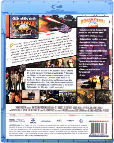 The Adventures of Buckaroo Banzai Across the 8th Dimension (Przygody Buckaroo Banzai: Przez ósmy wymiar) [Blu-Ray]