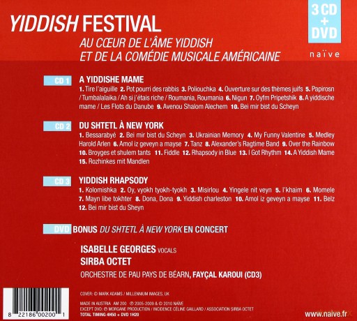 Sirba Octet, Isabelle Georges: Yiddish Festival [3CD]+[DVD]