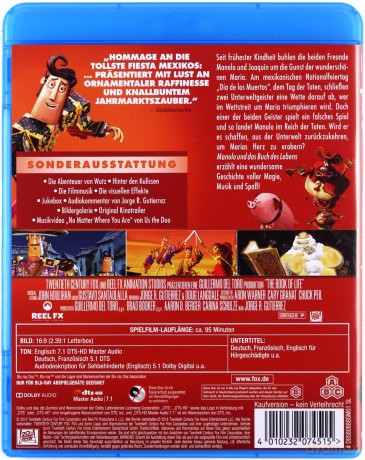 The Book of Life (Księa życia) [Blu-Ray]