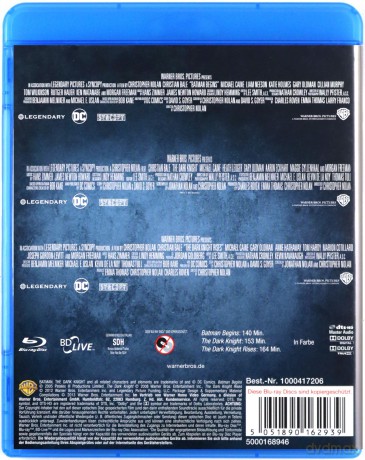 The Dark Knight Trilogy Collectio (Mroczny rycerz Trylogia) [Blu-Ray]