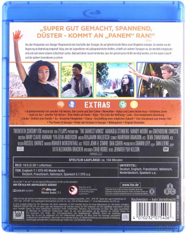 The Darkest Minds (Mroczne umysły) [Blu-Ray]