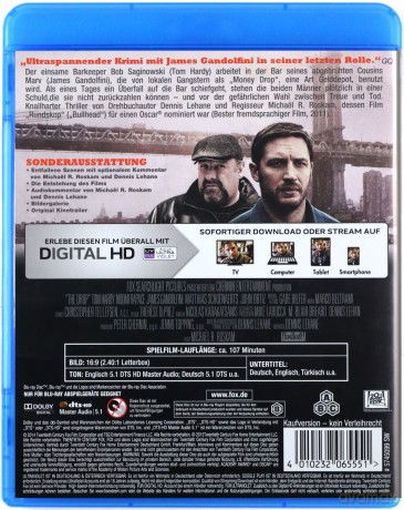 The Drop (Brudny szmal) [Blu-Ray]
