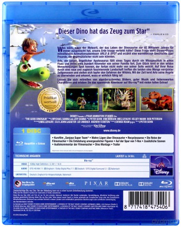 The Good Dinosaur (Dobry dinozaur) [Blu-Ray]