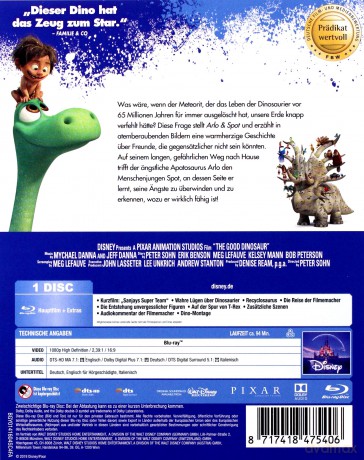 The Good Dinosaur (Dobry dinozaur) [Blu-Ray]